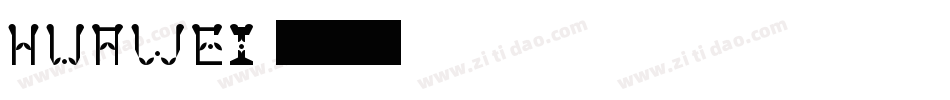 HUAWEI front字体转换